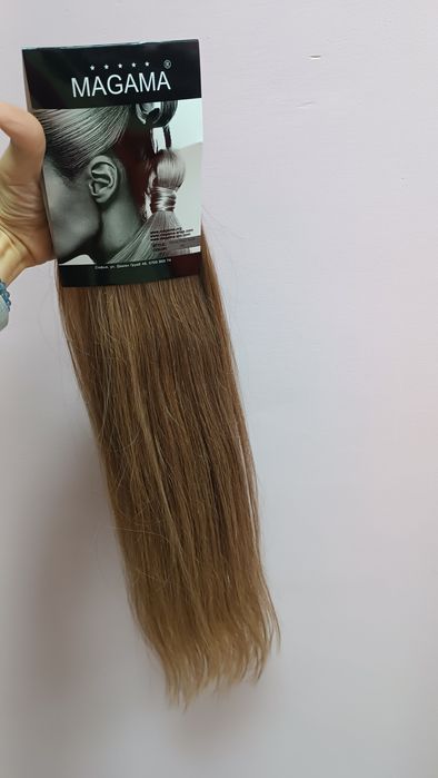 Естествена коса от Магама. Нова 100гр.50см.