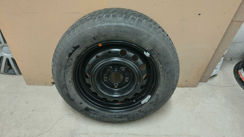 Джанти 5×114.3, ЕT46, отвор-67.1 + зимни гуми 195/65/15, 15'' Hyundai