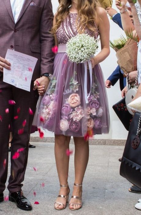 Rochie unica realizata manual