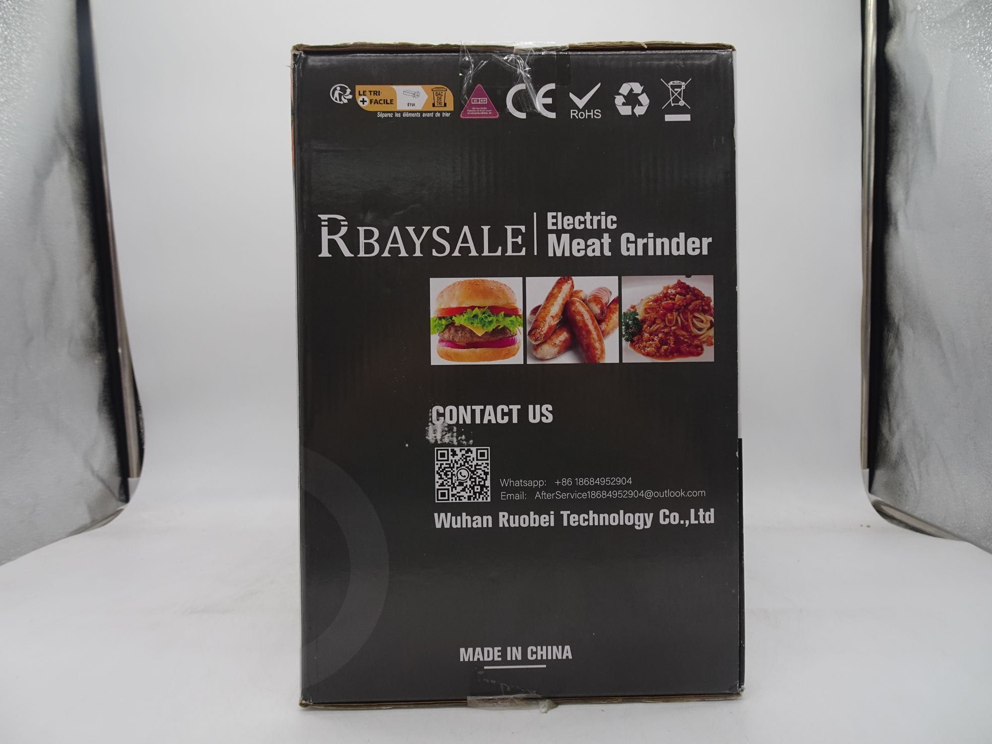 Mașină de tocat carne RBAYSALE motor puternic de cupru de 1800 W