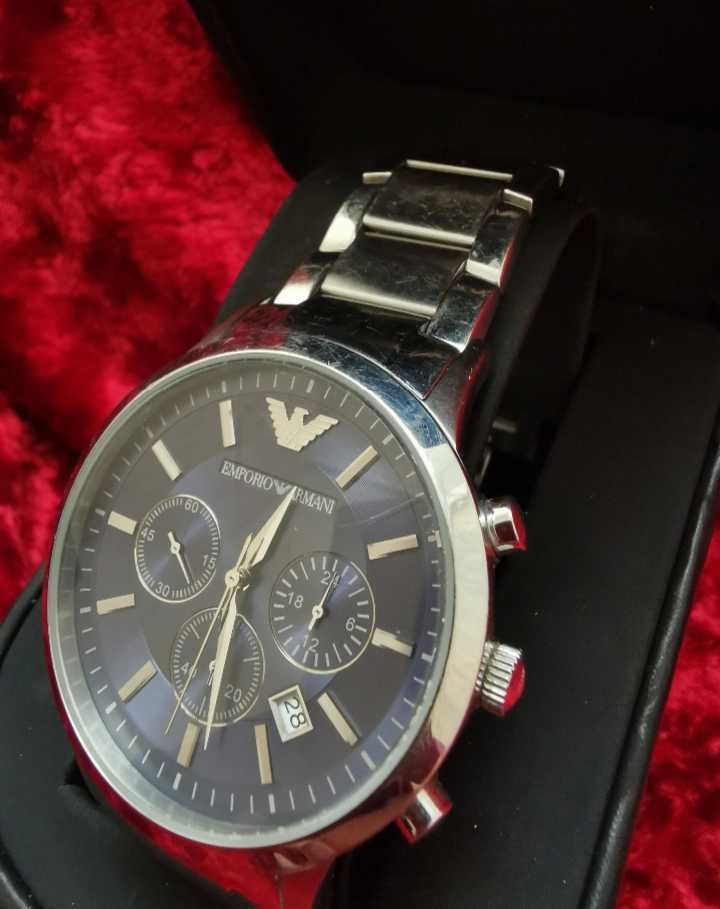 Мъжки часовник Emporio Armani AR2448 Хронограф Кутия Сертификат