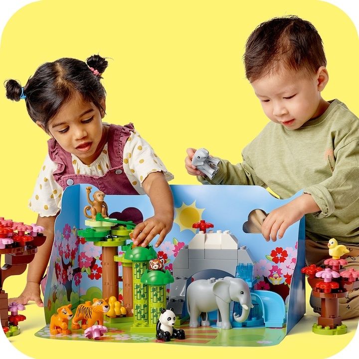 SIGILAT! LEGO DUPLO Animale salbatice din Asia 10974, 117 piese