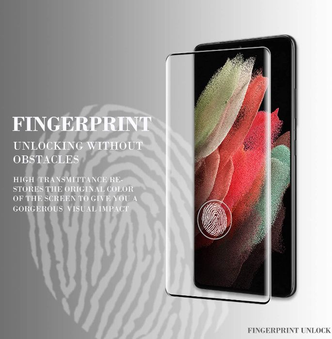 Folie sticla 3D full pt. Samsung Galaxy S21 , S21 Plus , S21 Ultra 5G