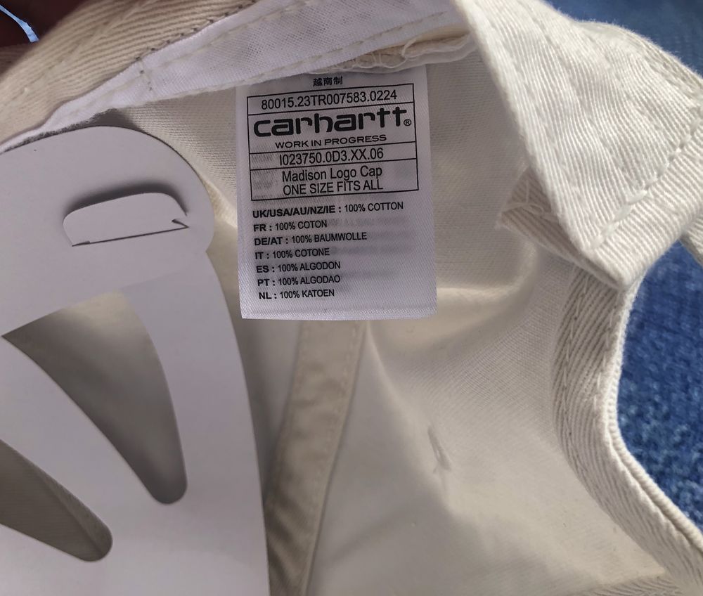 Carhartt WIP Madison Logo Cap ОРИГИНАЛНА шапка