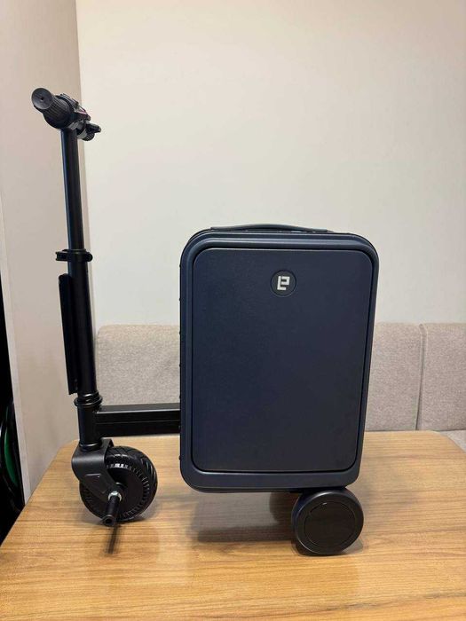 Электрический чемодан-самокат — складной