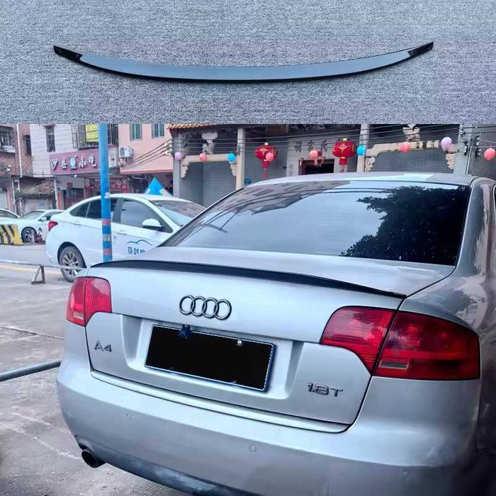 Eleron Portbagaj Lip Codita pentru Audi A4 B6 B7 2002-09, Negru Lucios