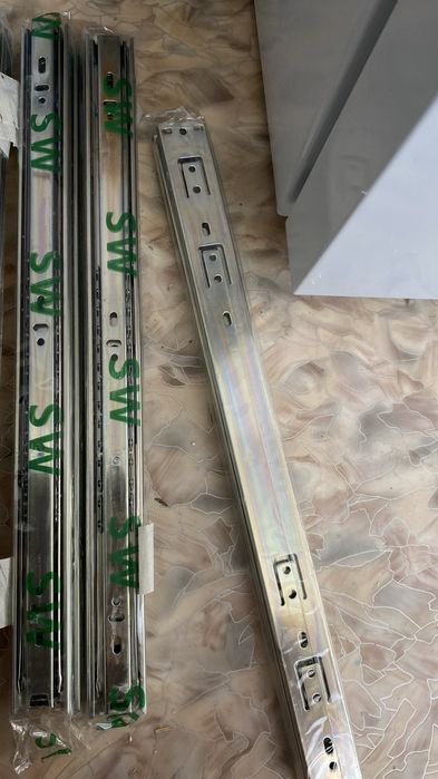 Направляющие полозья для мебели 5 шт новые