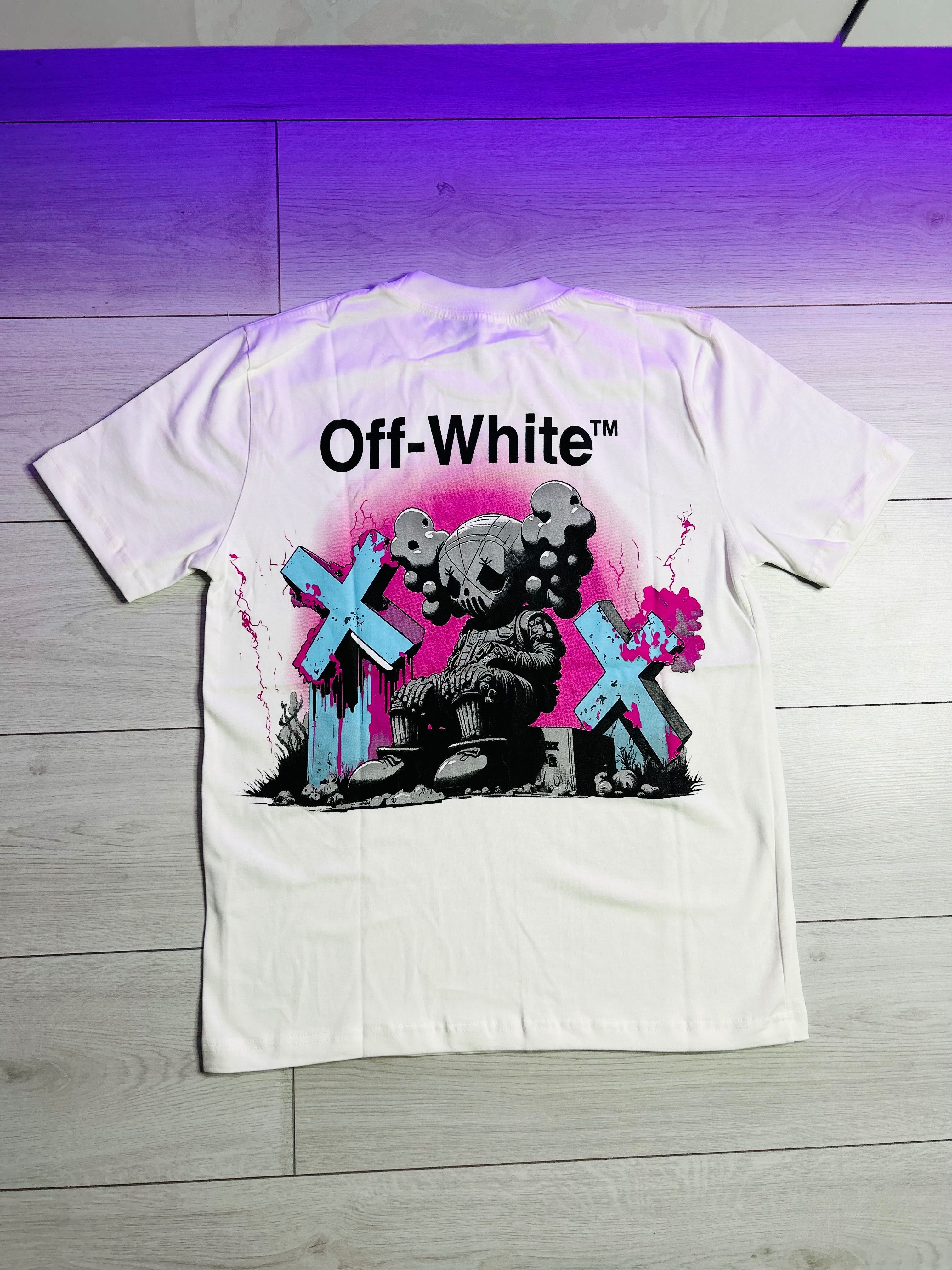 Tricou off white kaws New collection 2024