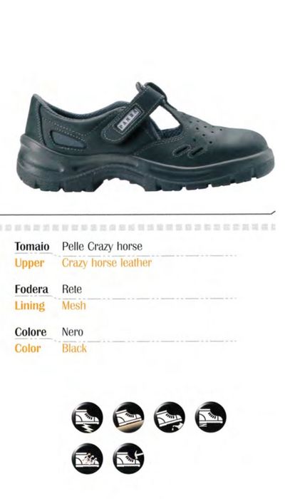 Работни дамски обувки летни сандали Италия супер издръжливи