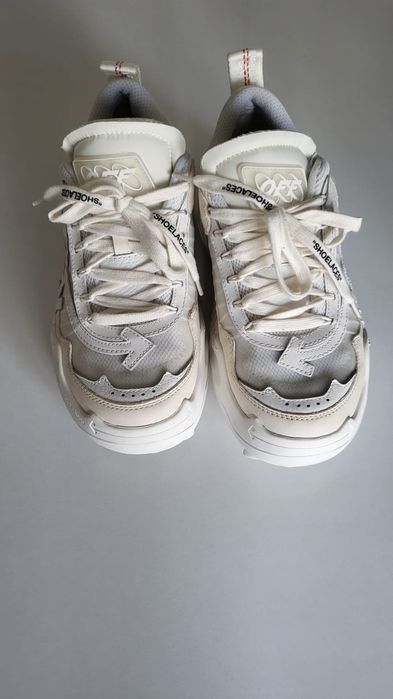 Adidas Off - white/green originali dama