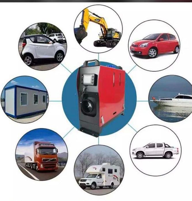 Установка автономки фен обогреватель Отопитель