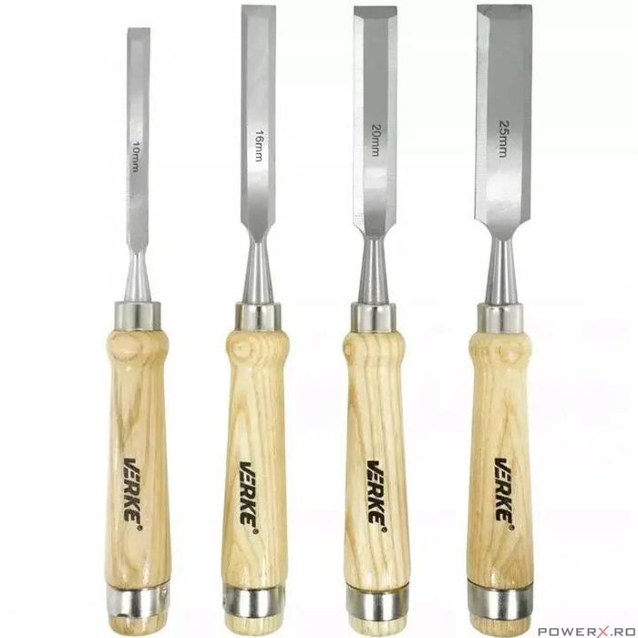 Set 4 dalti pentru lemn 10-16-20-25 mm Verke