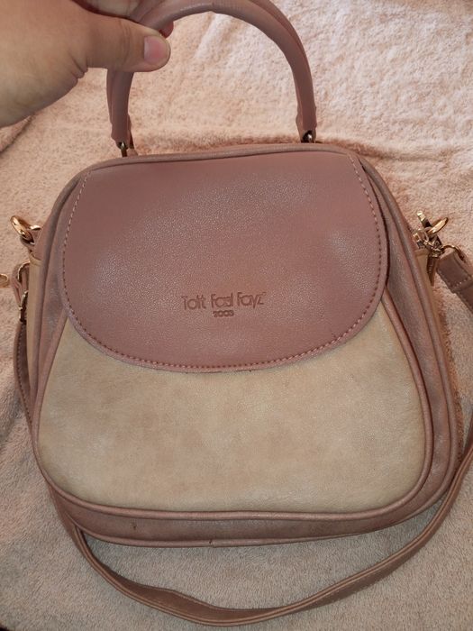 Pushti rangli Tорт Fasil firmasidan modni sumka  — sifatli, 2 xil