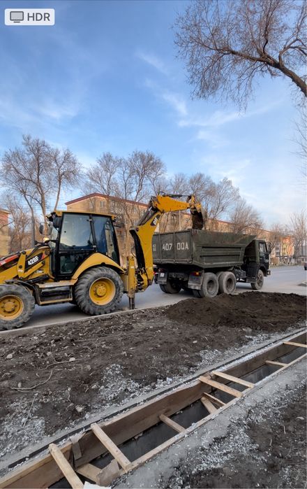 услуги экскаватор-погрузчика 3/1