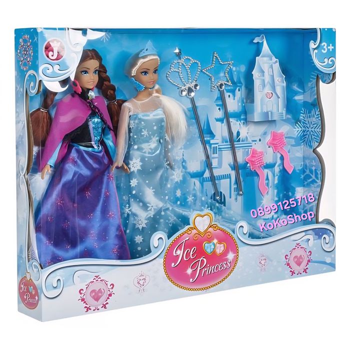 Кукли "Ледени принцеси"/комплект от две кукли/две кукли принцеси
