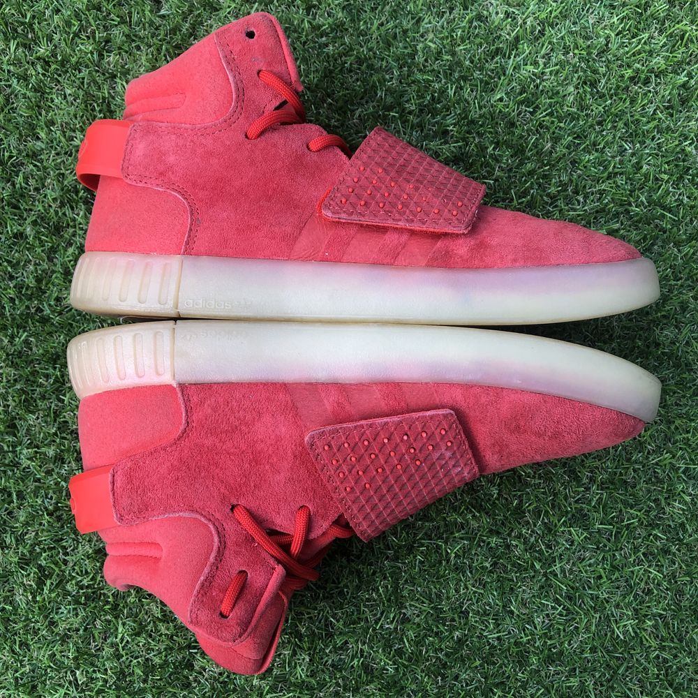 Adidas Tubular Invader Strap Red-35