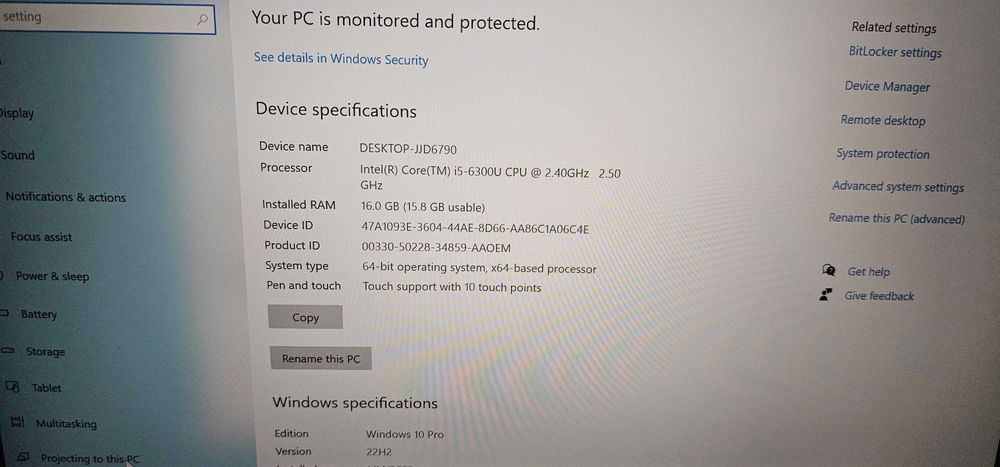 Ultrabook Lenovo Thinkpad T460s cu procesor Intel® Core™ i5-6300U