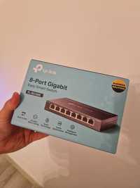 Switch cu 8 porturi TP-Link TL-SG108E, 4000 MAC, 16 Gbps