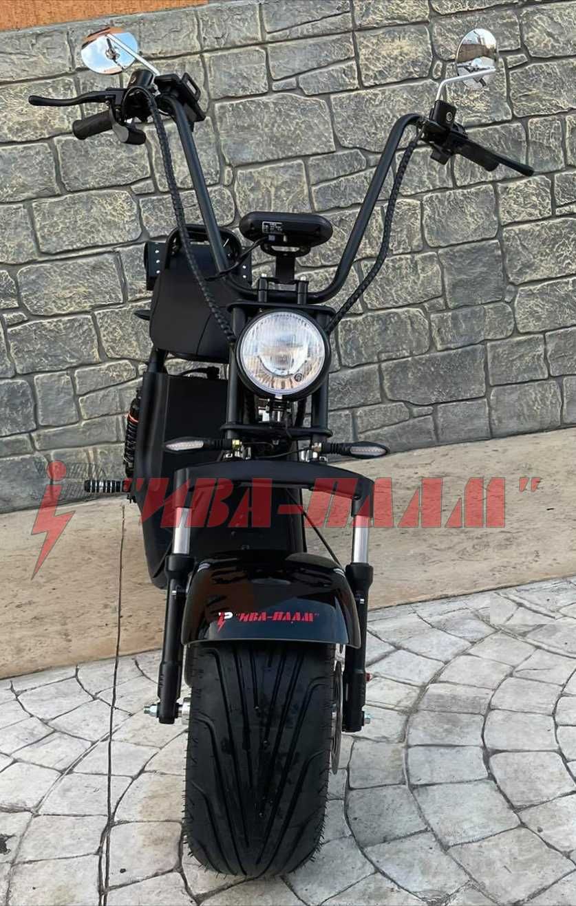 Електрически скутер ’Harley’-3000W,60V,22aH+ЛИЗИНГ-2024г