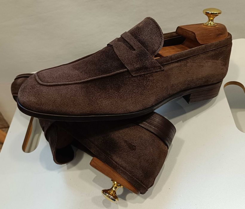 Pantofi loafer penny 40 40.5 de lux Mc Finlay piele naturala moale