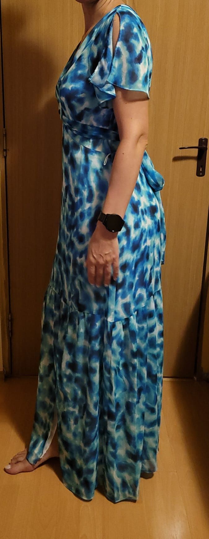 Rochie albastra, de vara
