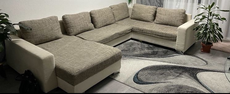 Coltar canapea sofa in forma U , 323 x 213 cm