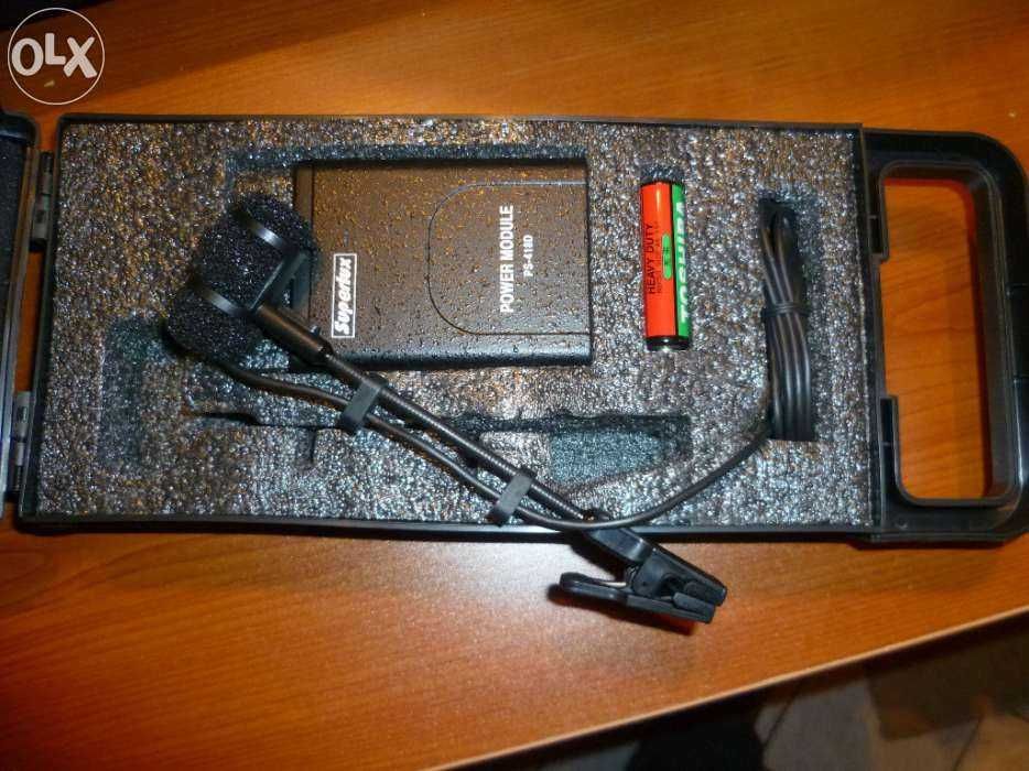 Microfon clip condensator, cu fir pt instr. de suflat, SUPERLUX