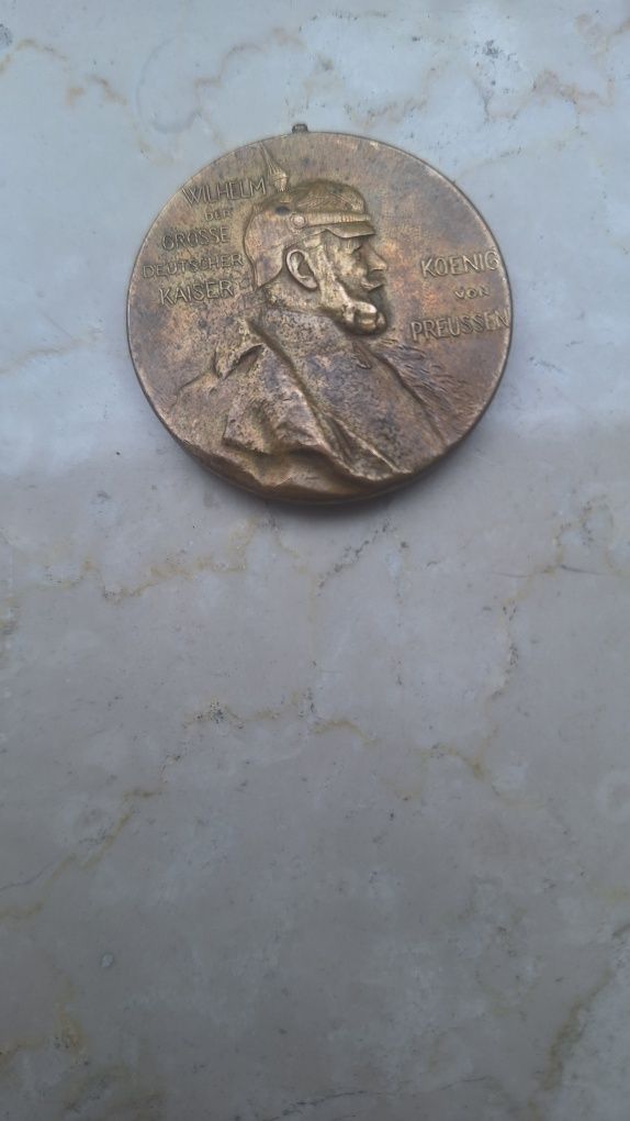 Decoratie Medalie 1897 bronz Kaisser Wilhelm 1 Prussia