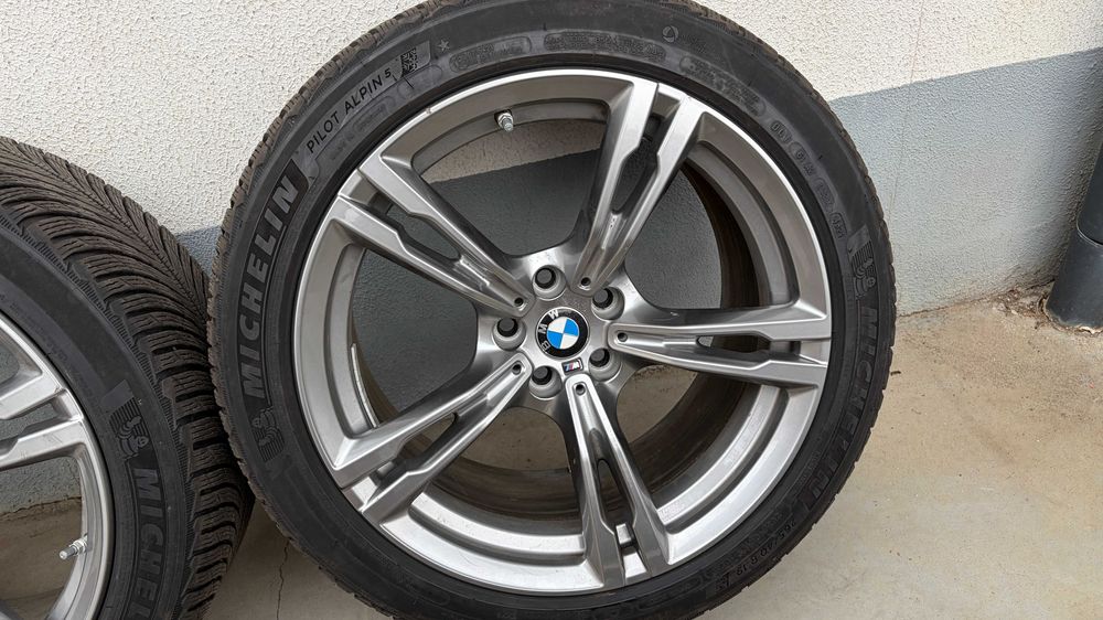Jante R19 BMW G30 cu anvelope de iarna MICHELIN PILOT ALPIN 5 M+S