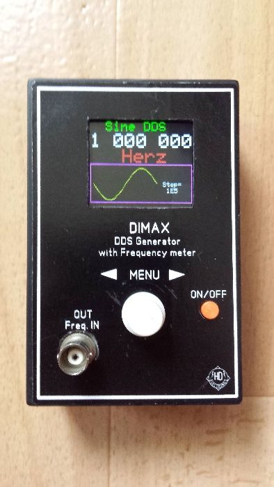 DDS честотен генератор "DIMAX" 0,1Hz-36MHz + честотомер до 160Mhz