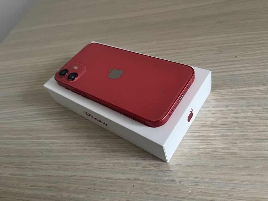 Iphone 12 Mini Red 100% Bateria FullBox Neverlock