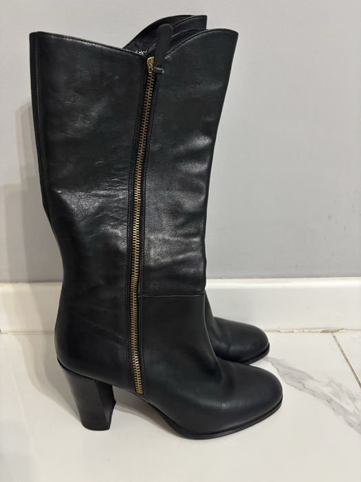 Продаю итальянские сапоги кожаные