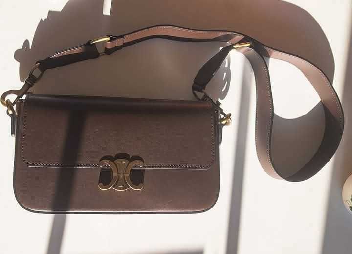 Оригинална чанта Marni - естествена дебела мека кожа