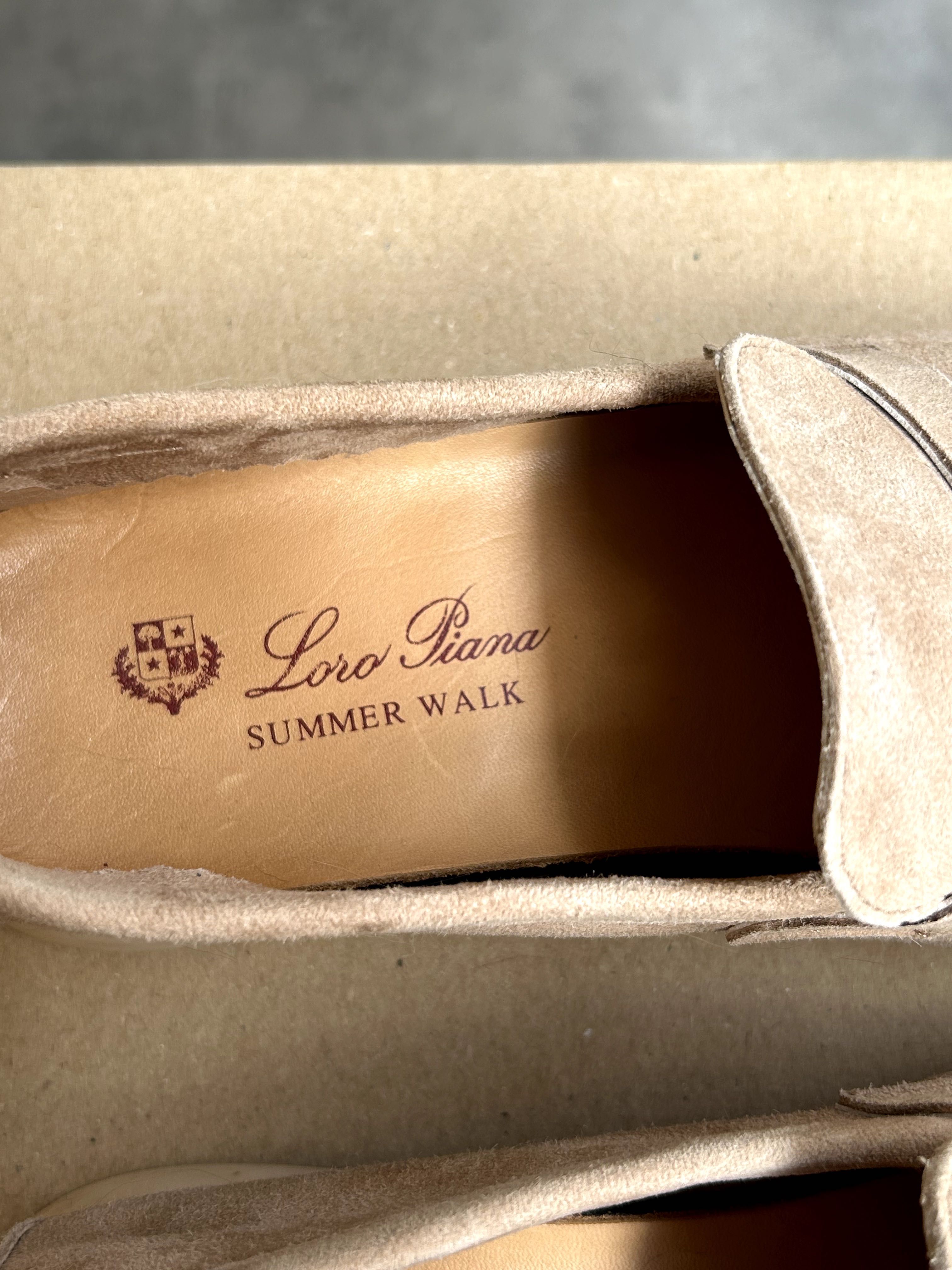 Loro Piana Мокасини от естествен велур