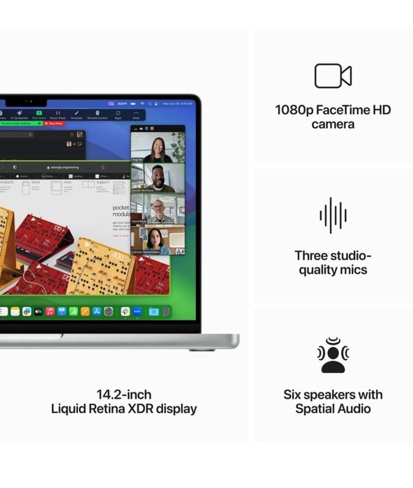 Macbook Pro 14 inch, M3 Pro, 18Gb Ram, 512Gb Hdd