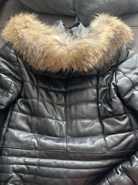 Яке от естествена кожа и косъм - XS