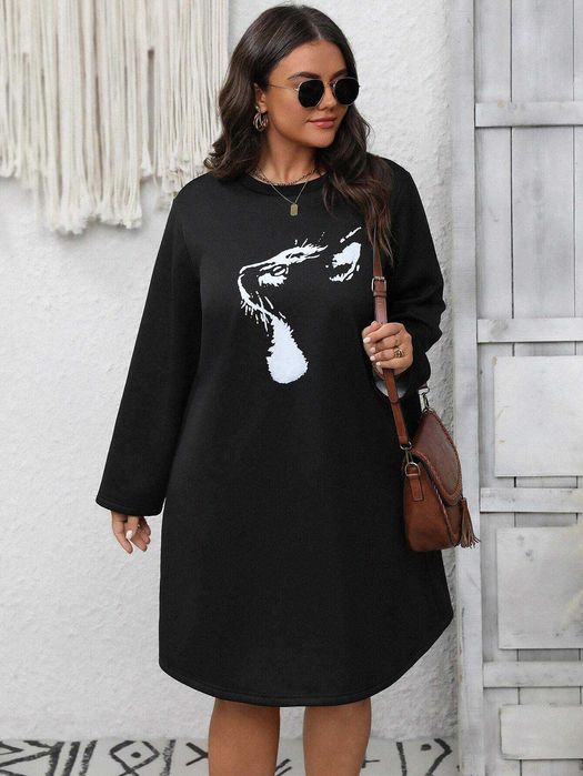 Суичър рокля, Ефектна рокля, Рокля блузон