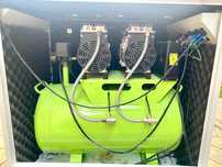 Compresor stomatologie 2 motoare 1600W + Carcasa Insonorizare