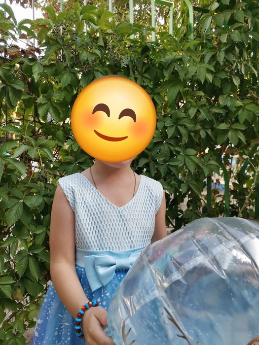 Платье Эльзы из Холодное Сердце, на 3-5 лет