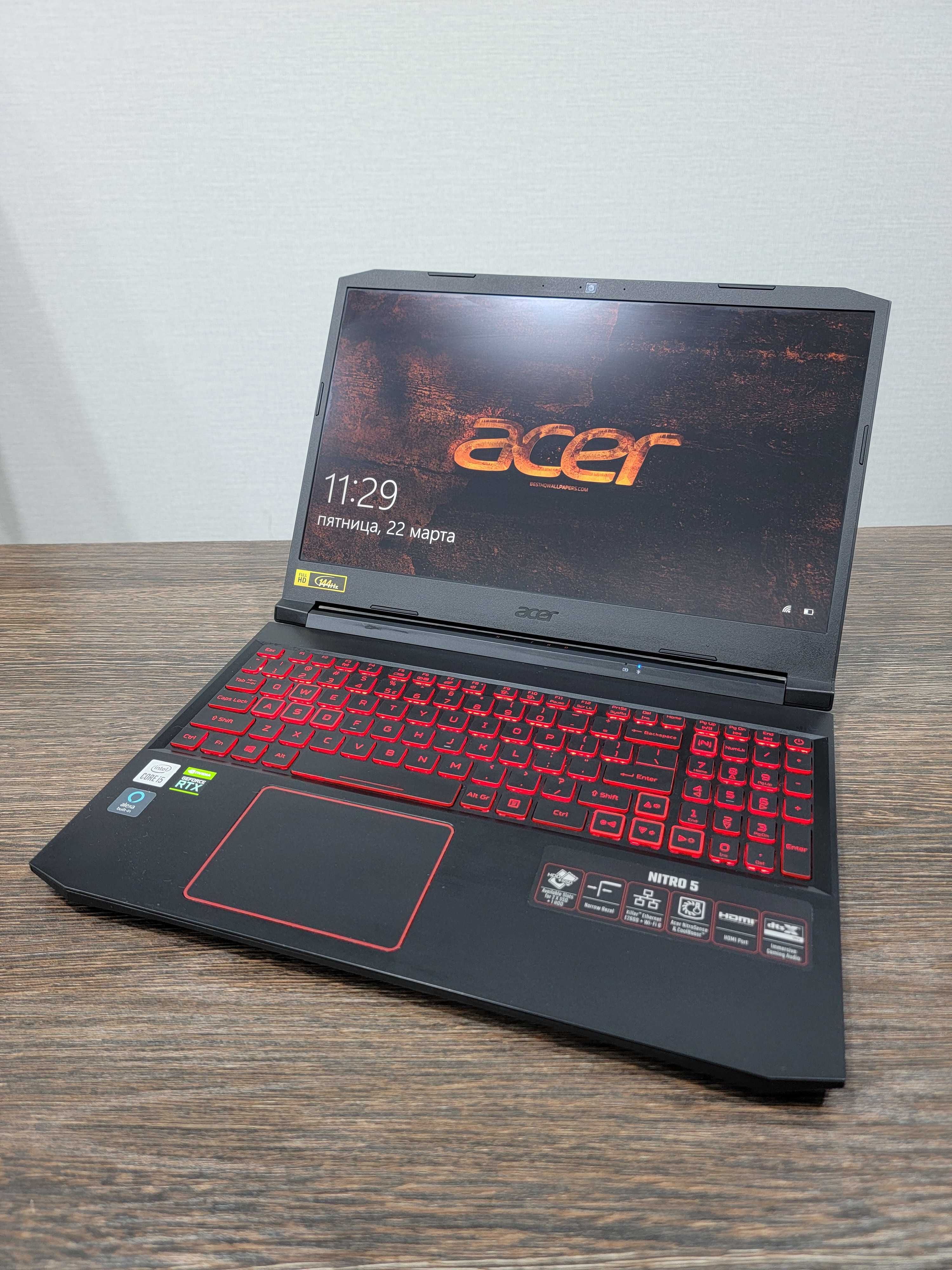 мощный i5 ноутбук Acer Nitro 5, для графических программ и игр