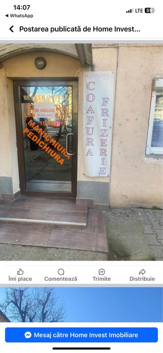 Spatiu frizerie sau manichiura sau cuafura