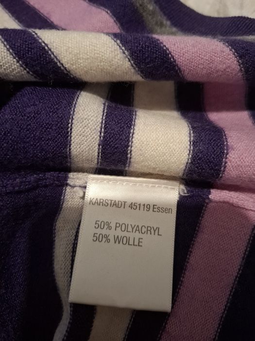 Pulover cu rever 50% lana