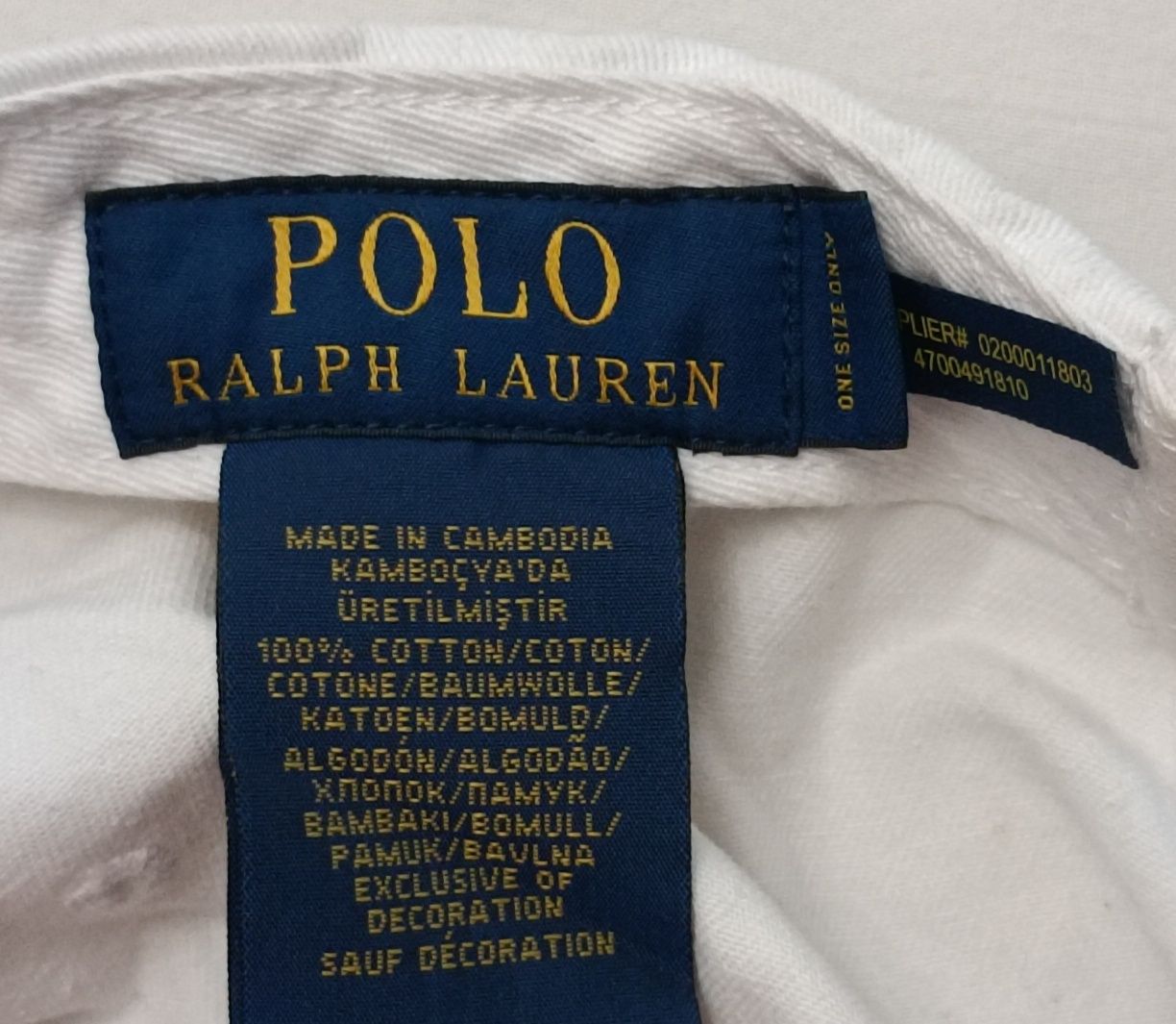 POLO Ralph Lauren Cap оригинална шапка One Size Fits All универсален