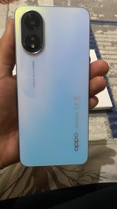 Oppo A 18 operative hotirasi 4+4 128 gb hech qayeri almashmagan radnoy