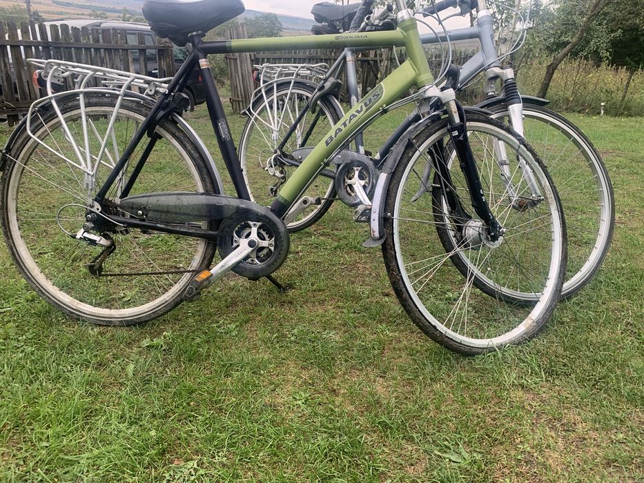 Dau la schib 2 biciclete + 2 cauciucuri cu tot cu camera noi la schimb