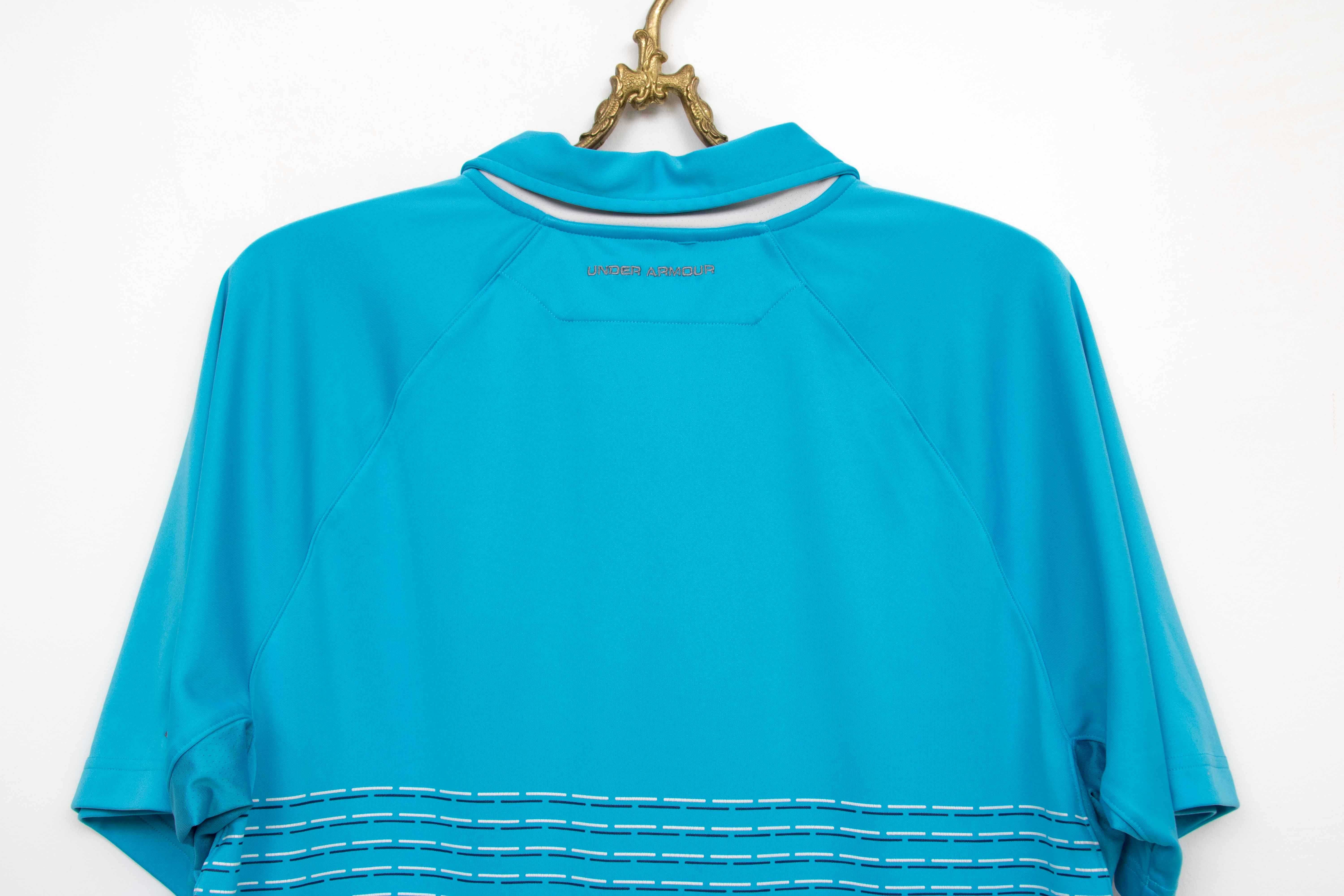 UNDER ARMOUR Мъжка синя поло тениска размер XL