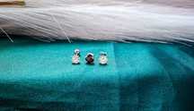 Cercei cu moissanite