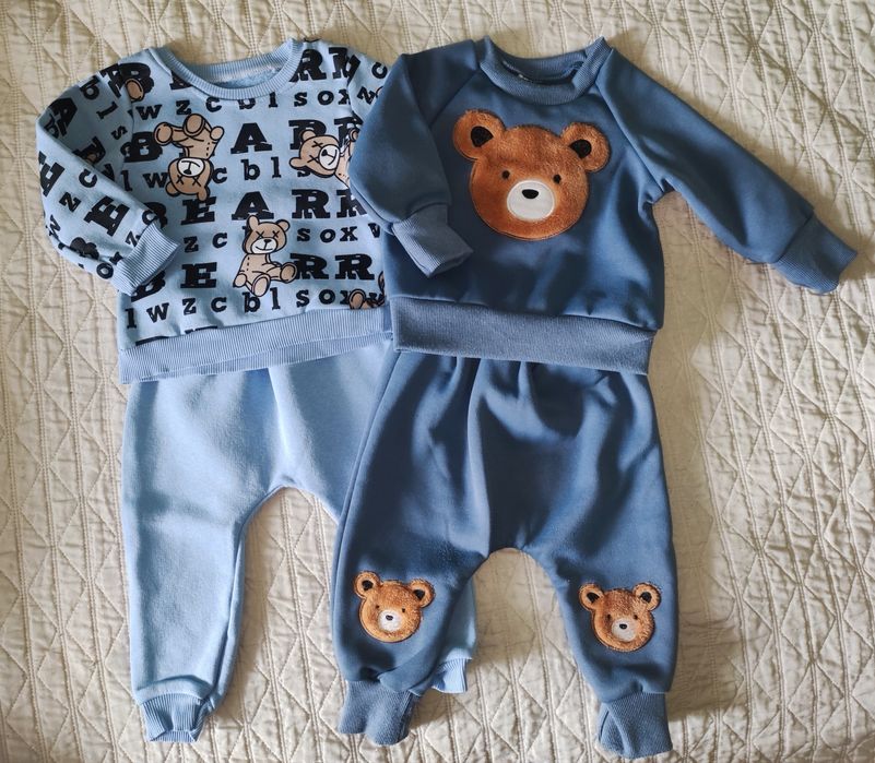 Лот ватирани комплектчета за момче 6-9 месеца