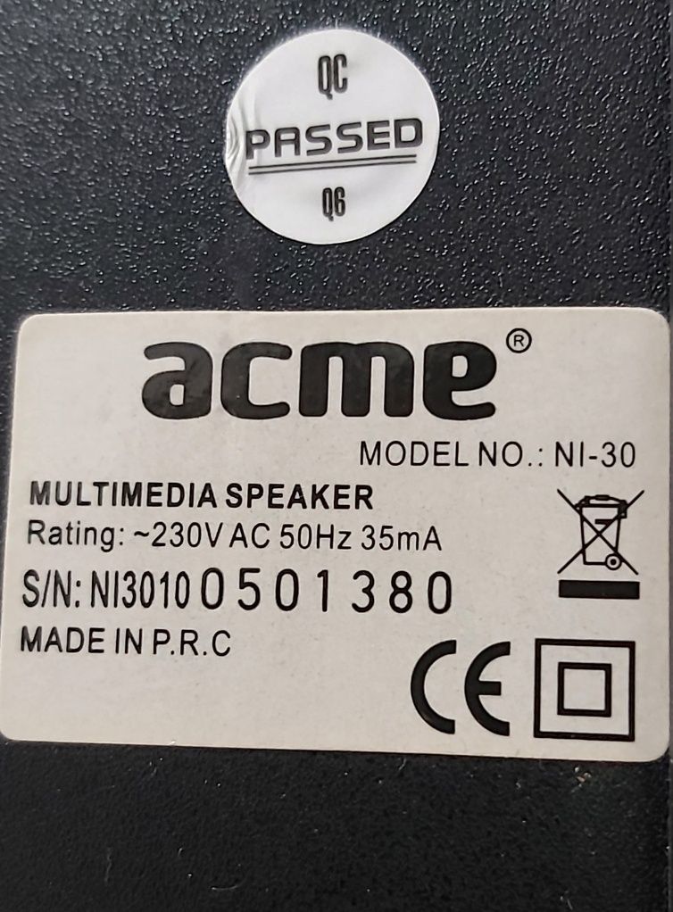 Boxe 2.1 Acme NI30, 6.5W