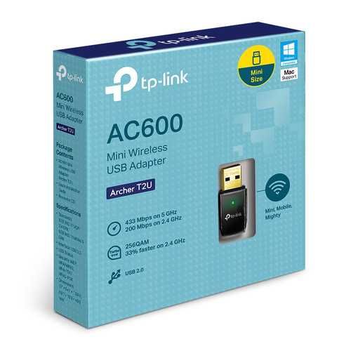 Wi-Fi Приемник TP-LINK / Archer T2U / 2.4 ГГц